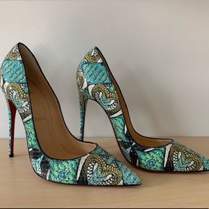 RARE Christian Louboutin python So Kate